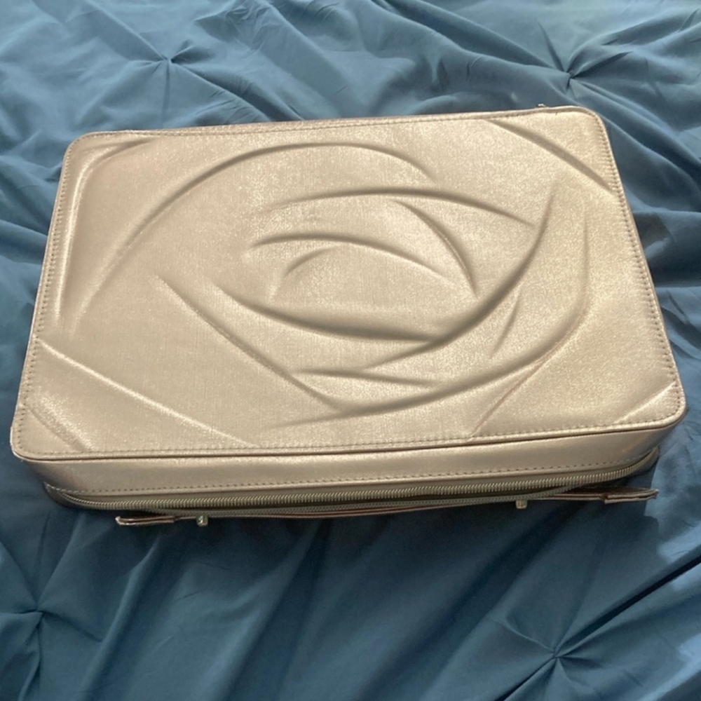 Lancome Rose Gold Limited Edition Train Case. NWOT